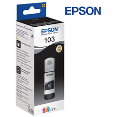Genuine Epson 103 Ecotank Ink Bottle 65 Ml Black - CompuMe