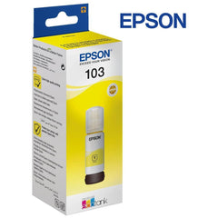 Genuine Epson 103 Ecotank Ink Bottle 65 Ml Yellow