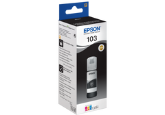 Epson 103 EcoTank Black Ink Bottle (C13T00S14A) – Ultra‑Low‑Cost Printing, 4,500 Pages Yield, Mess‑Free Refills, Genuine Epson Ink, Compatible with L3252, L3251, L3260, L3550, L3560, L5290, L5296, L5590
