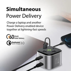 Promate POWERCUBE-PD80.UK-GR, Port Charging Station