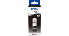 INK EPSON BOTTLE 70ML BLACK 108 - CompuMe
