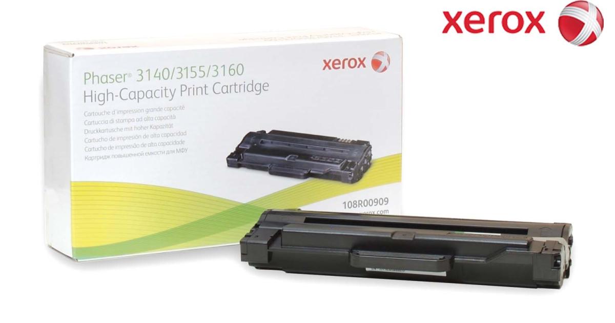 Xerox 108R00909 Laser Toner Cartridge Black (Original)