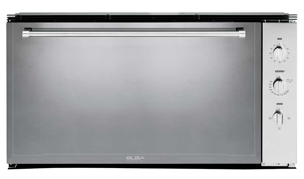 Elba Gas Oven Built-in 90 Cm Stainless Steel with 2 Fans