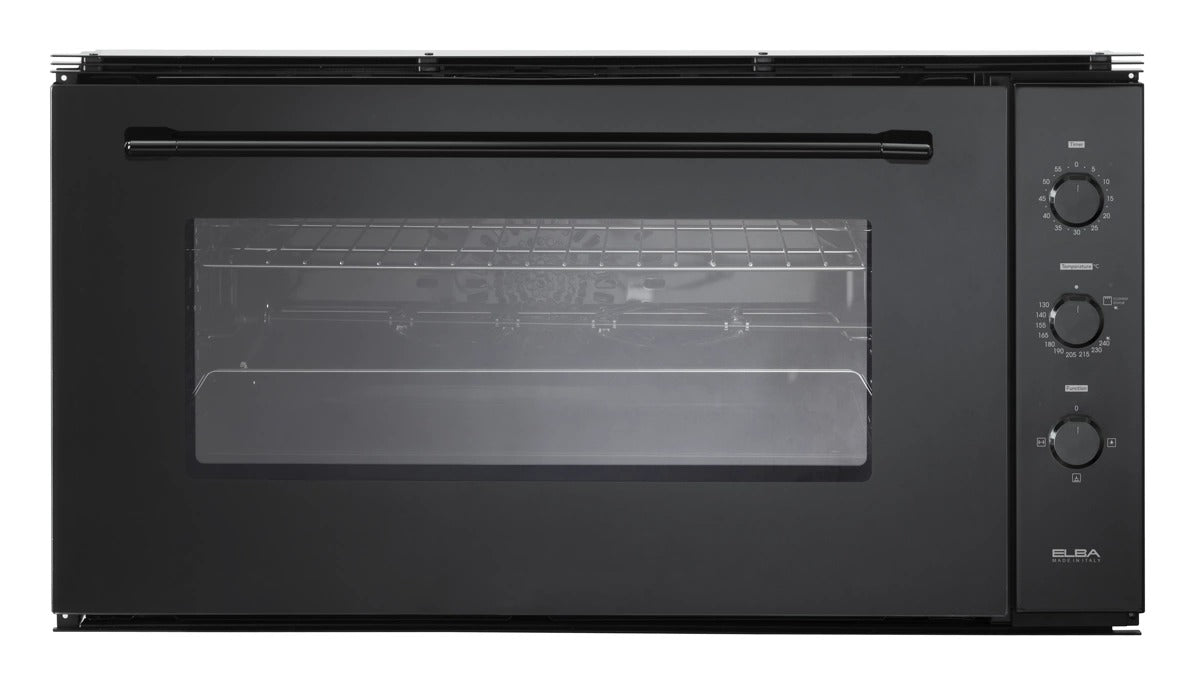 Elba Gas Oven Built-in 90 Cm with Fan Black Touch Control