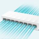 TP‑Link LS1008 – 8‑Port Fast Ethernet Desktop Switch, Fanless Silent Design, Green Technology, Plug & Play