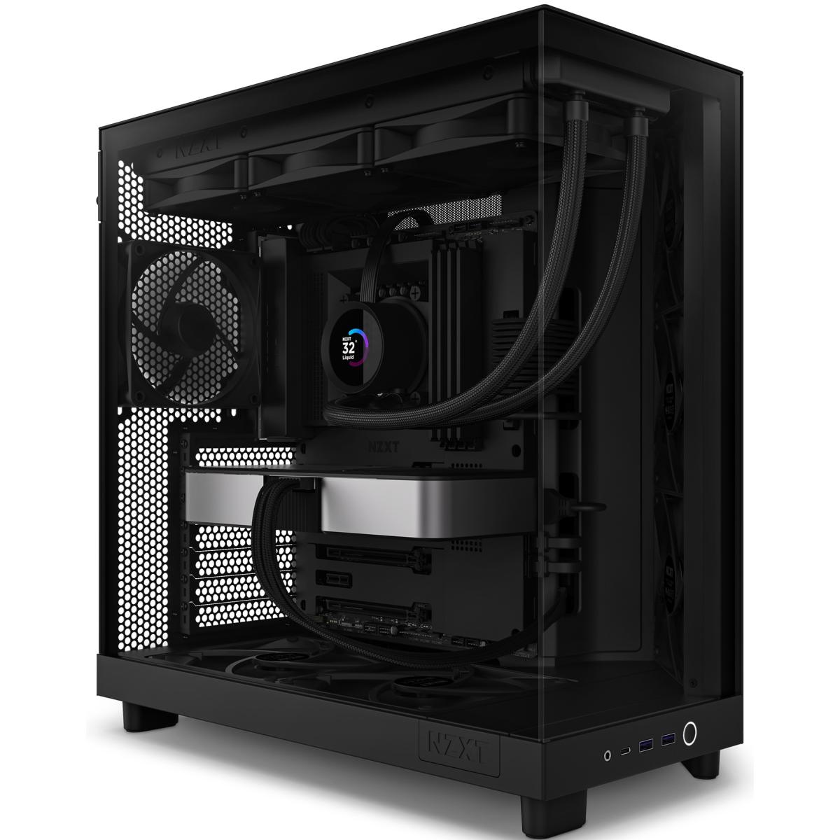 NZXT PC case for desktop computer builds and component installation