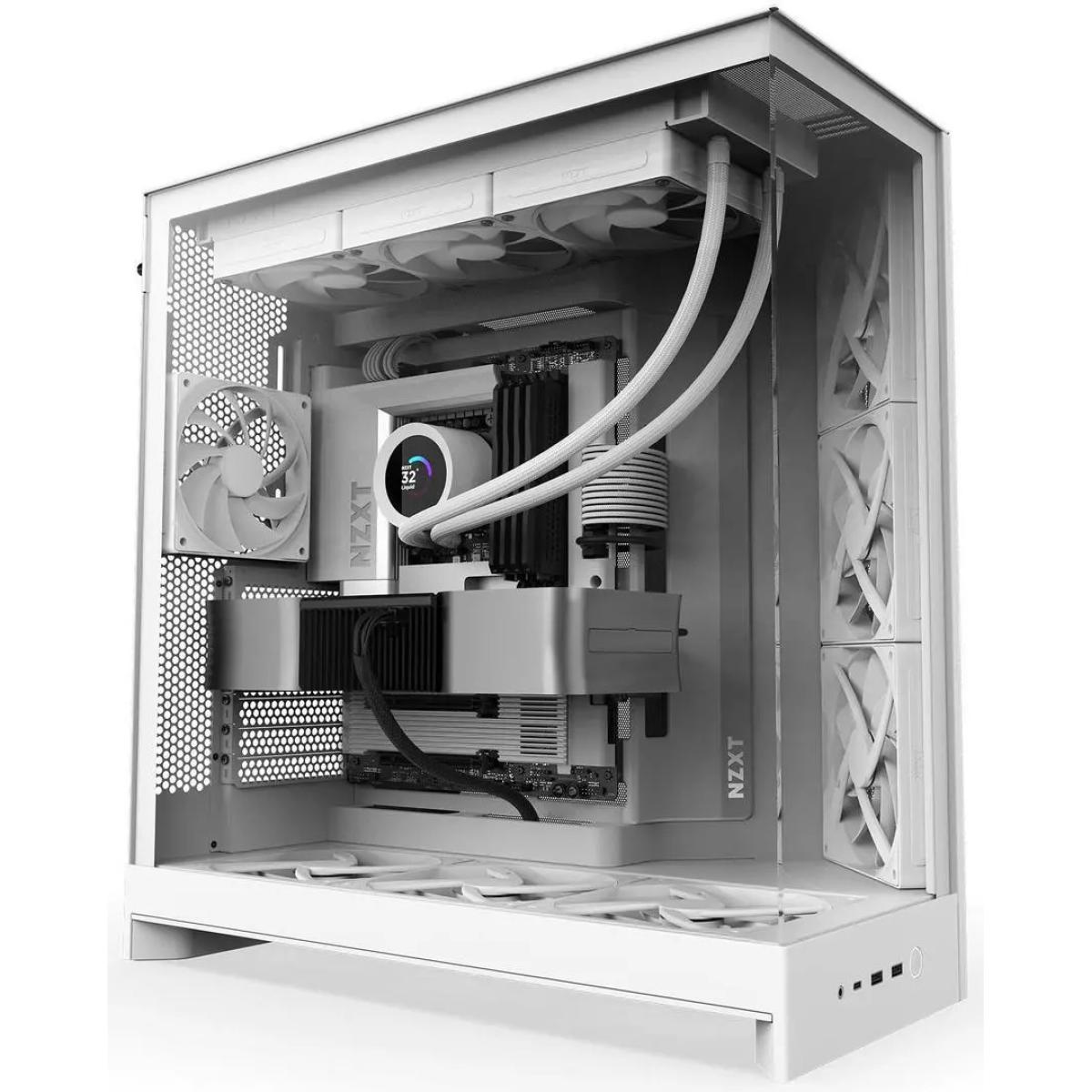 NZXT PC case for desktop computer builds and component installation
