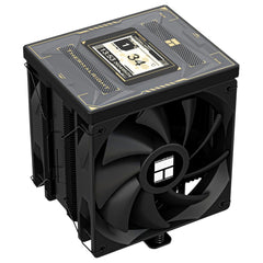 Thermalright Burst Assassin 120 Vision BLACK CPU Air Cooler, Square IPS 2.4" LCD Display, Single Tower w/ 6x 6mm Heat Pipes & High Performance Dual Fan | Burst Assassin 120 Vision BLACK | - CompuMe