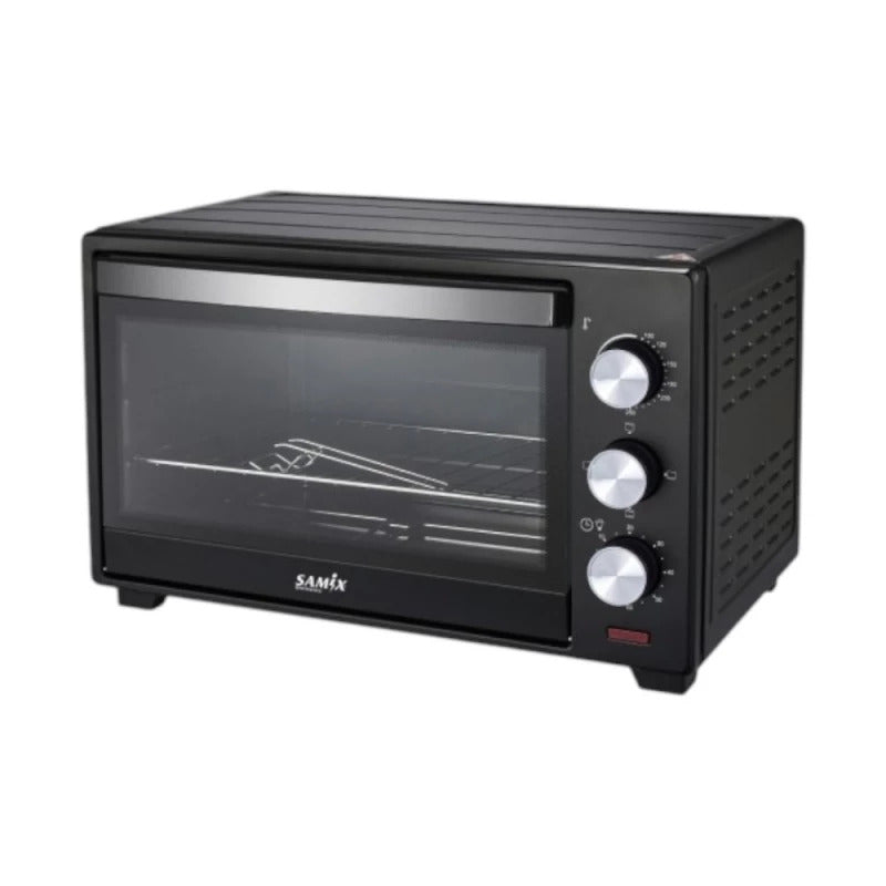 Samix Electric Oven Glass Door, 30Lit, Black - SNK-A30A3-L
