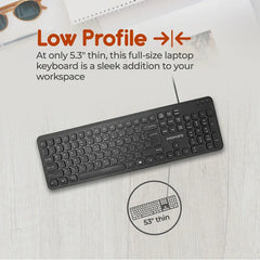 Promate Cmbo-KM2.E/A, Wired KeyBoard & Mouse