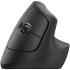 Logitech Lift Vertical Ergonomic Advanced Optical Wireless (Graphite) Mouse (2.4GHz & Bluetooth Connection) Quiet Clicks 6 Buttons