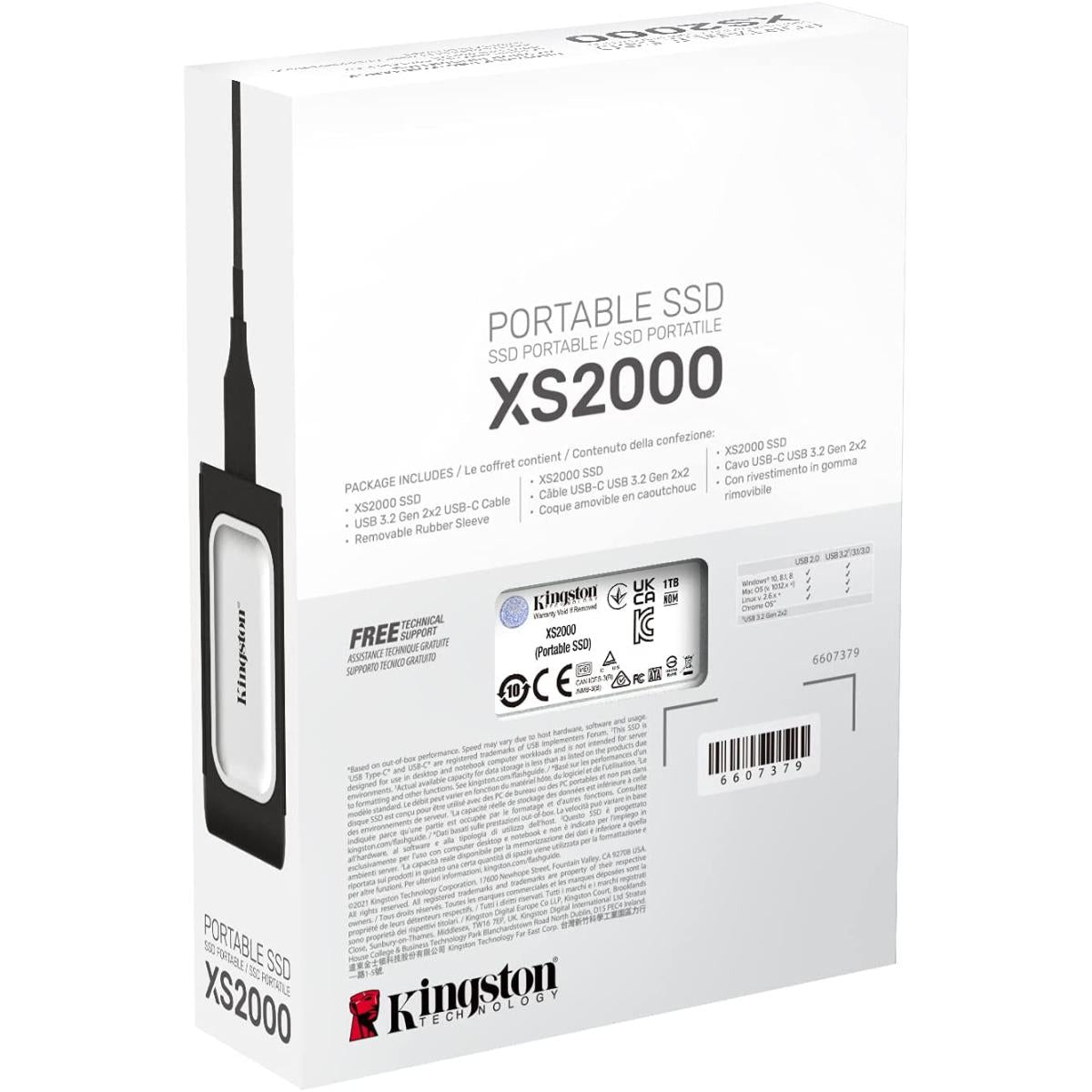 Kingston 8K solid state drive for data storage