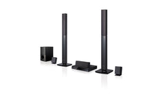 LG Home Theatre, 2Tallboy Speakers, 2Satellite Speakers, 1000Watts, 5.1 Channel, Black - LHD647.DJORMLK