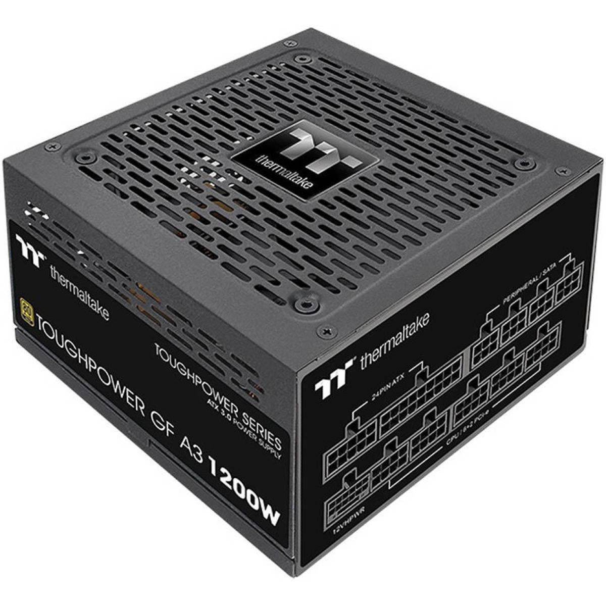 Thermaltake Toughpower Gf A3 Gold 1200w True 600w 12vhpwr Conneors On Psu & Nvidia Rtx 40 Series Atx 3.0/pci E 5.0 80+ Gold Black