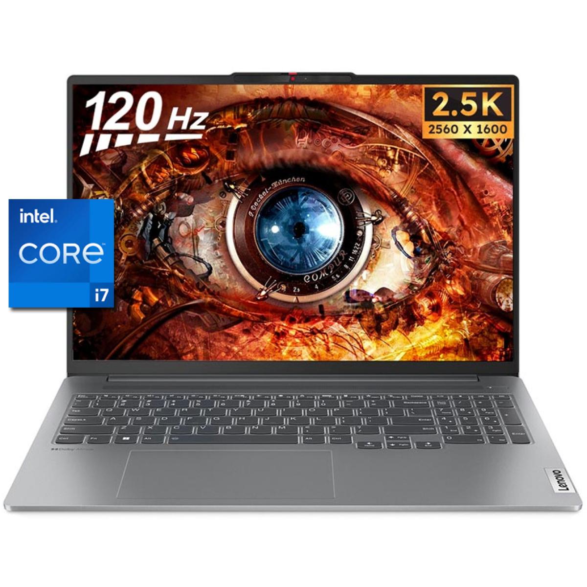 Lenovo Ideapad Pro 5i (2023) New 13gen Intel Core I7 14 Cores W/ Nvidia Rtx 4050 6gb & 16" 2.5k 120hz Display & Big Battery Aric Grey - CompuMe