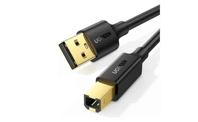 UGREEN USB 2.0 AM To BM (Type A To Type B Male To Male) Print Cable 1.5m , US135, Black