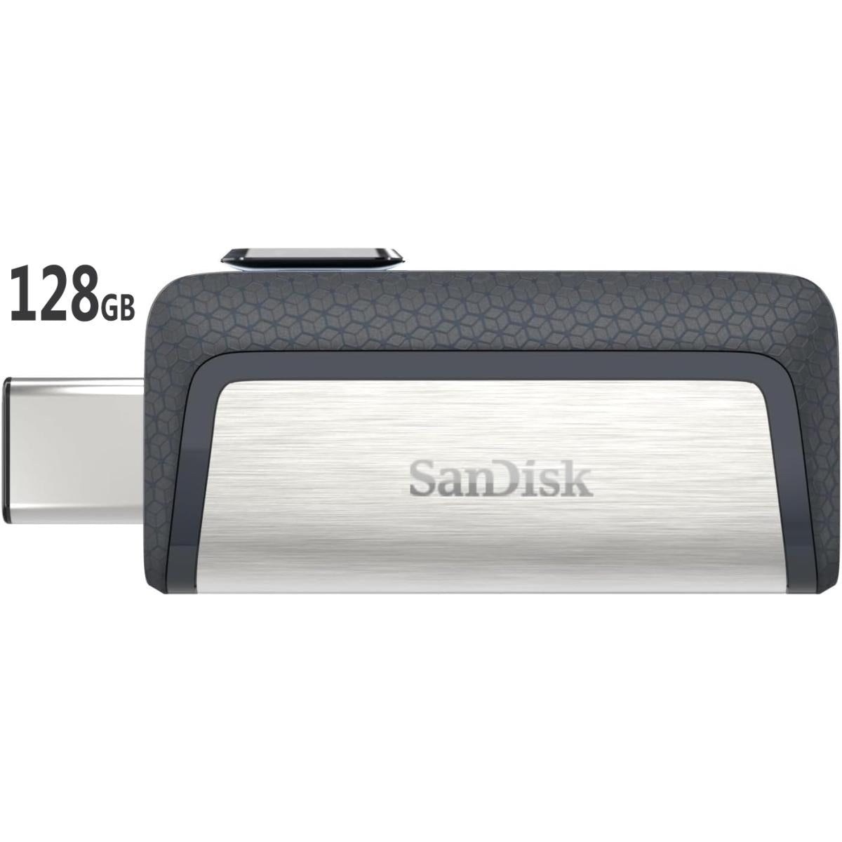 Sandisk Ultra 128gb Dual Usb Type C & Usb Flash Drive, Speed Upto 150mbps For Easily Free Up Space On Your Iphone 15 Plus/pro/max Or Usb Type C Smartphone