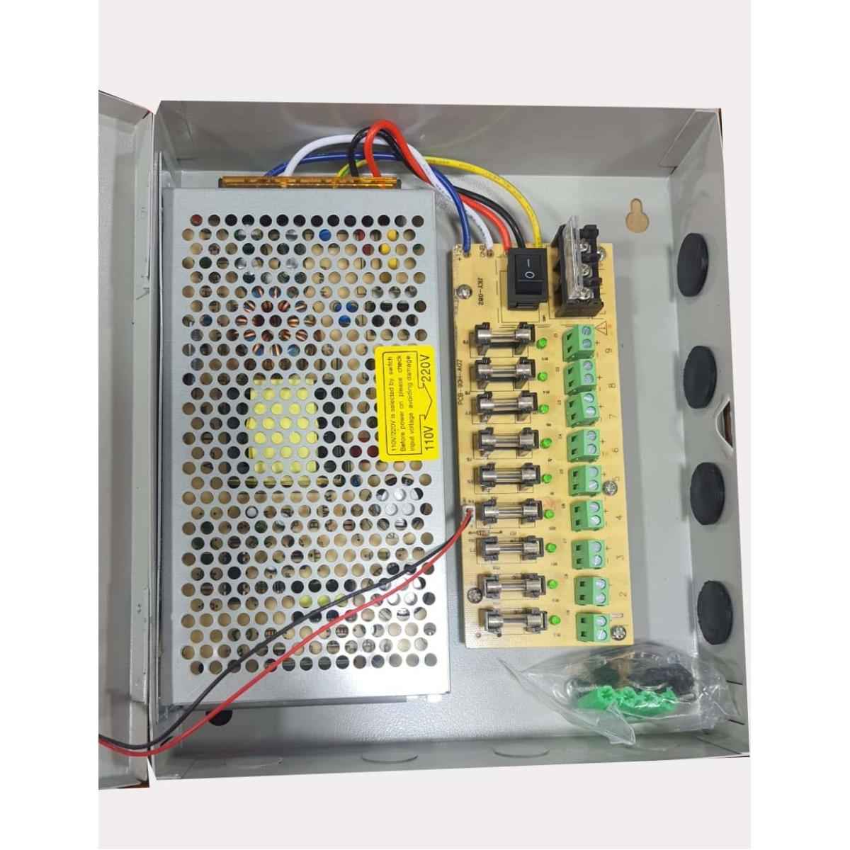 Power Supply Box 15A9ch 12V-15AM-B