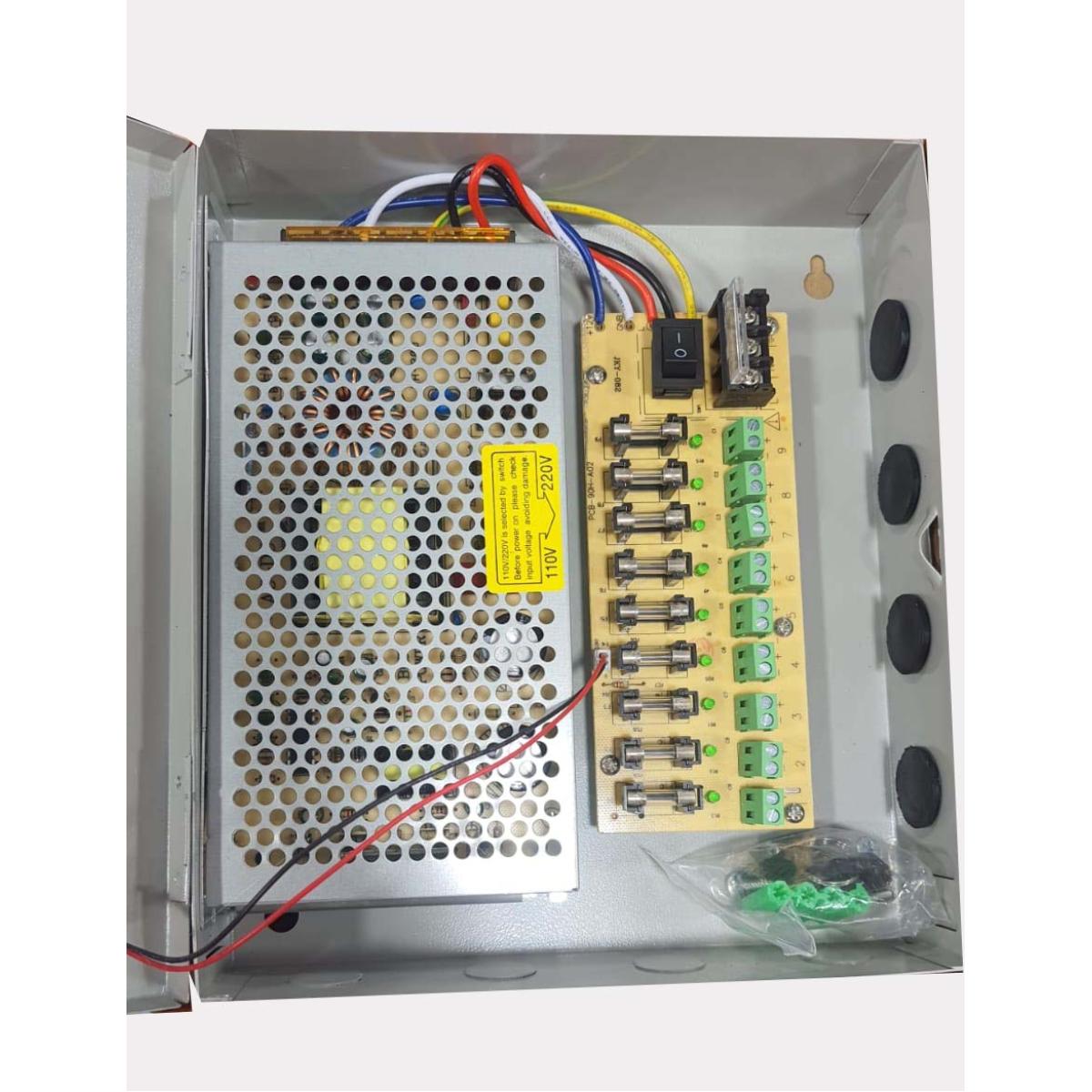 Power Supply Box 15A9ch 12V-15AM-B