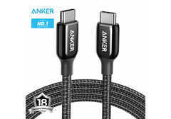 Anker New Nylon Usb-C To Usb-C 2.0 Cable 6Ft Black - 18 Month Warranty