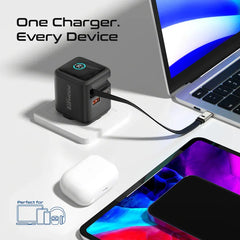 Promate Cubix-R70.Black, Charger USB-C