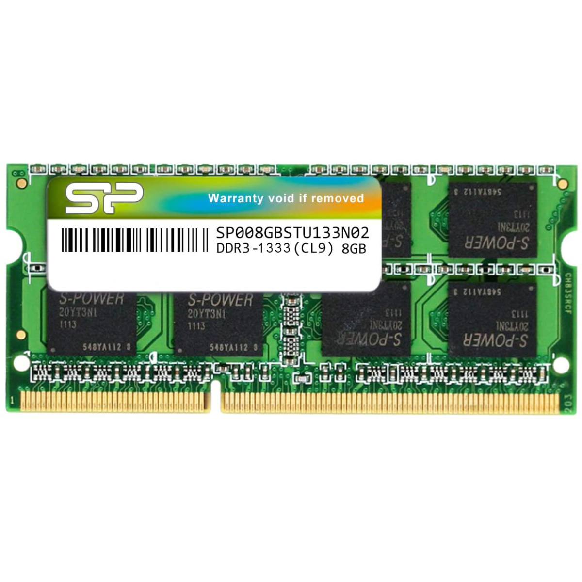 Silicon Power 8GB DDR3 SODIMM-1333 MHz For Laptop