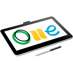Wacom One 13 (2023) Creative Graphic Tablet 13.3" & UD Pen Tablet Compatible with All OS, Perfe for Photo/Video Editing Graphics & Design Work