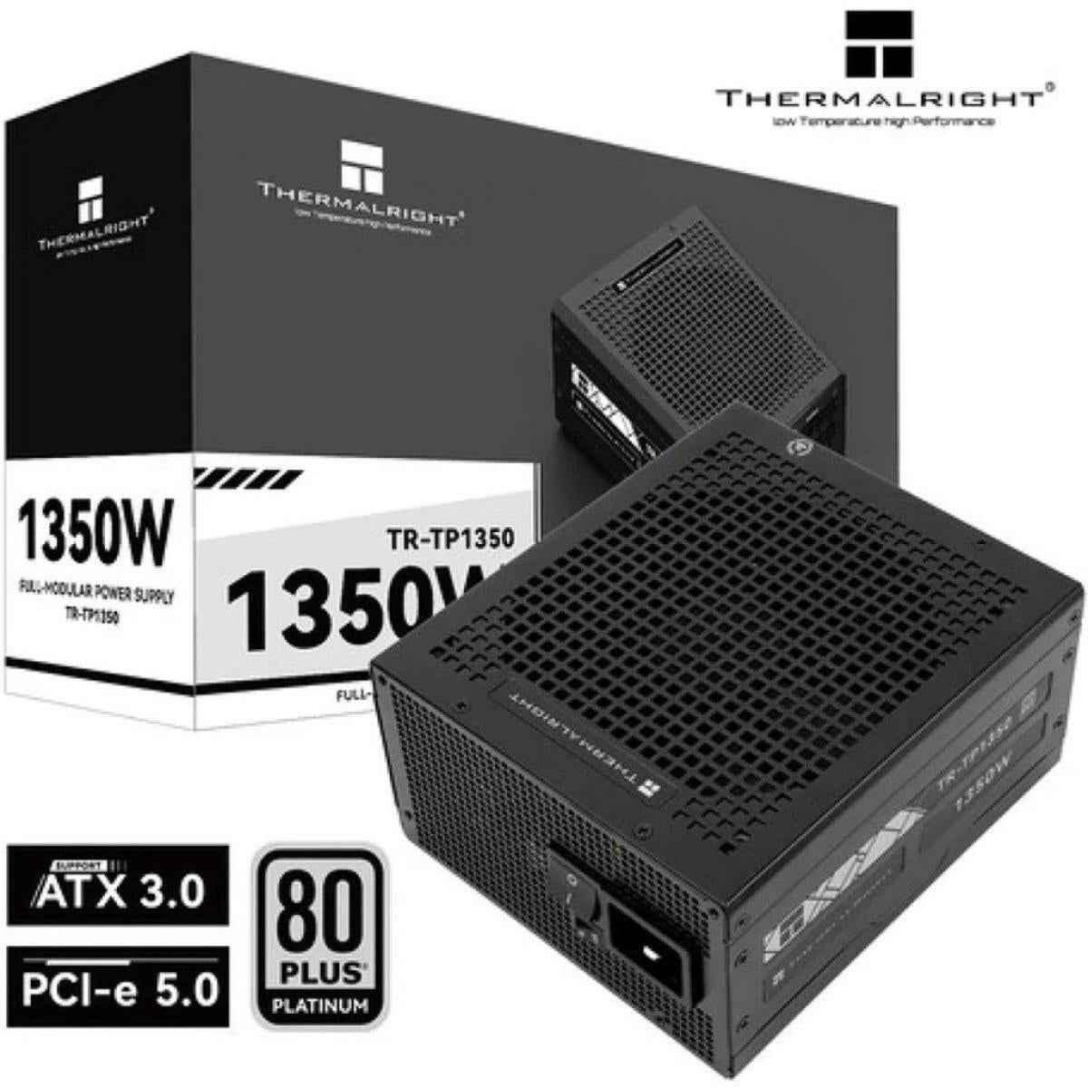 Thermalright Power 1350w 80+ Platinum Full Modular 140mm Smart Start/stop Fan Japanese Capacitors Atx 3.0 Pci E 5.0 Ready