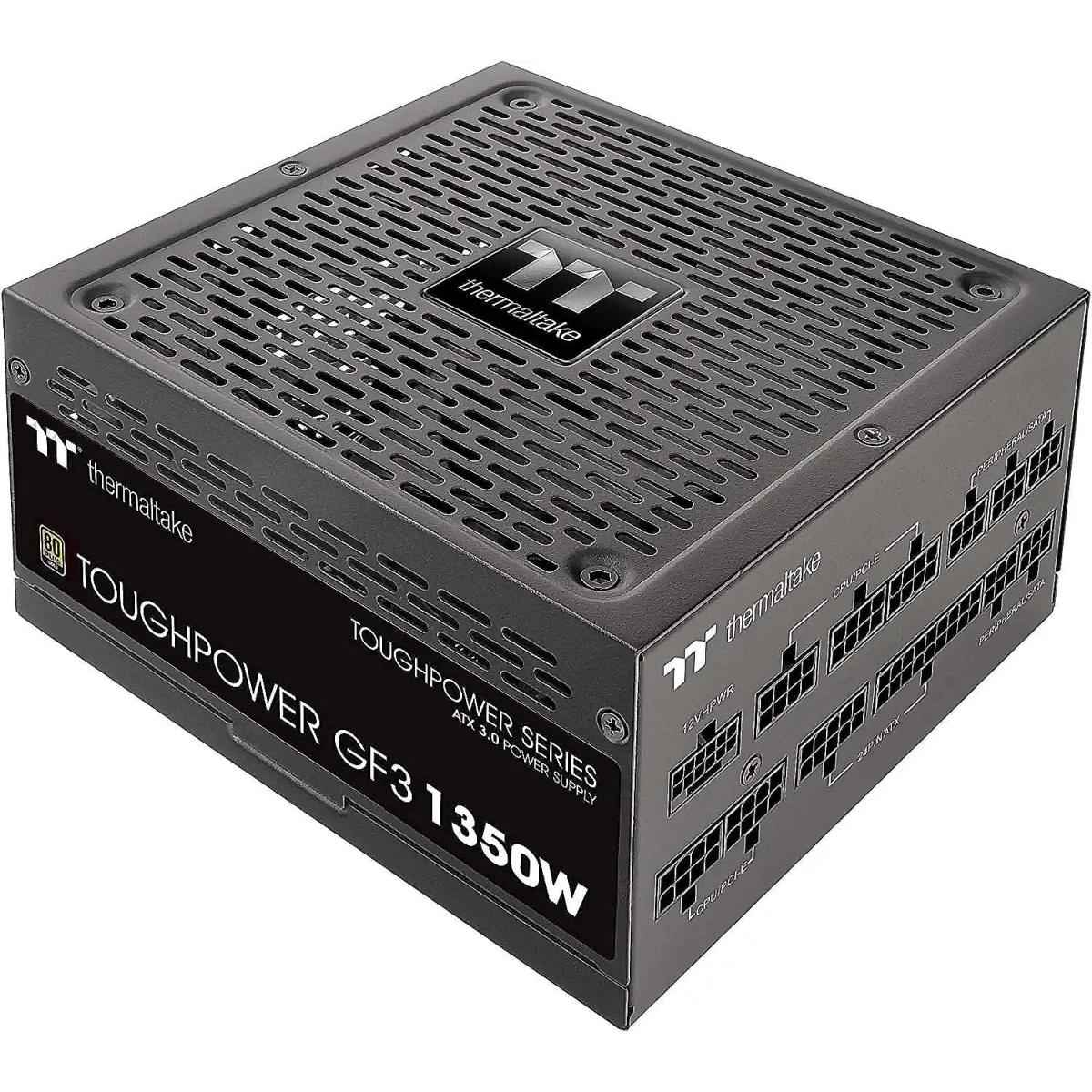 Thermaltake Toughpower Gf3 1350w 80+ Gold Full Modular True 600w 12vhpwr Conneors Atx 3.0 Pci E 5.0 Ready Premium Edition