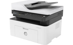 HP LaserJet MFP M137FNW Mono Black and White Laser Multifunction 4-In-One Printer With Auto Feeder - White