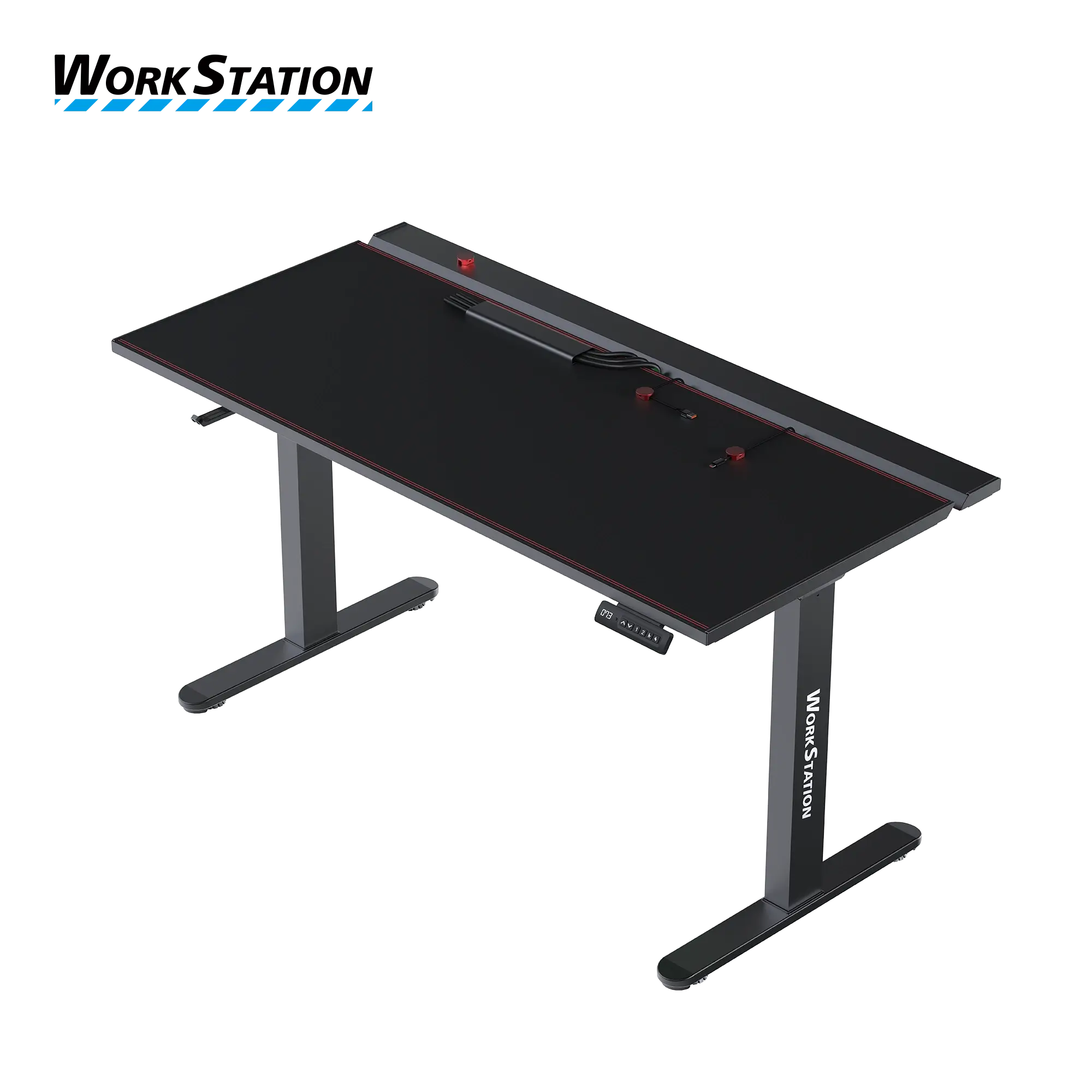Fantech DW114 Dublin Workstation Dual Motor Adjustable Rising Magnetic Desk with gaming desk