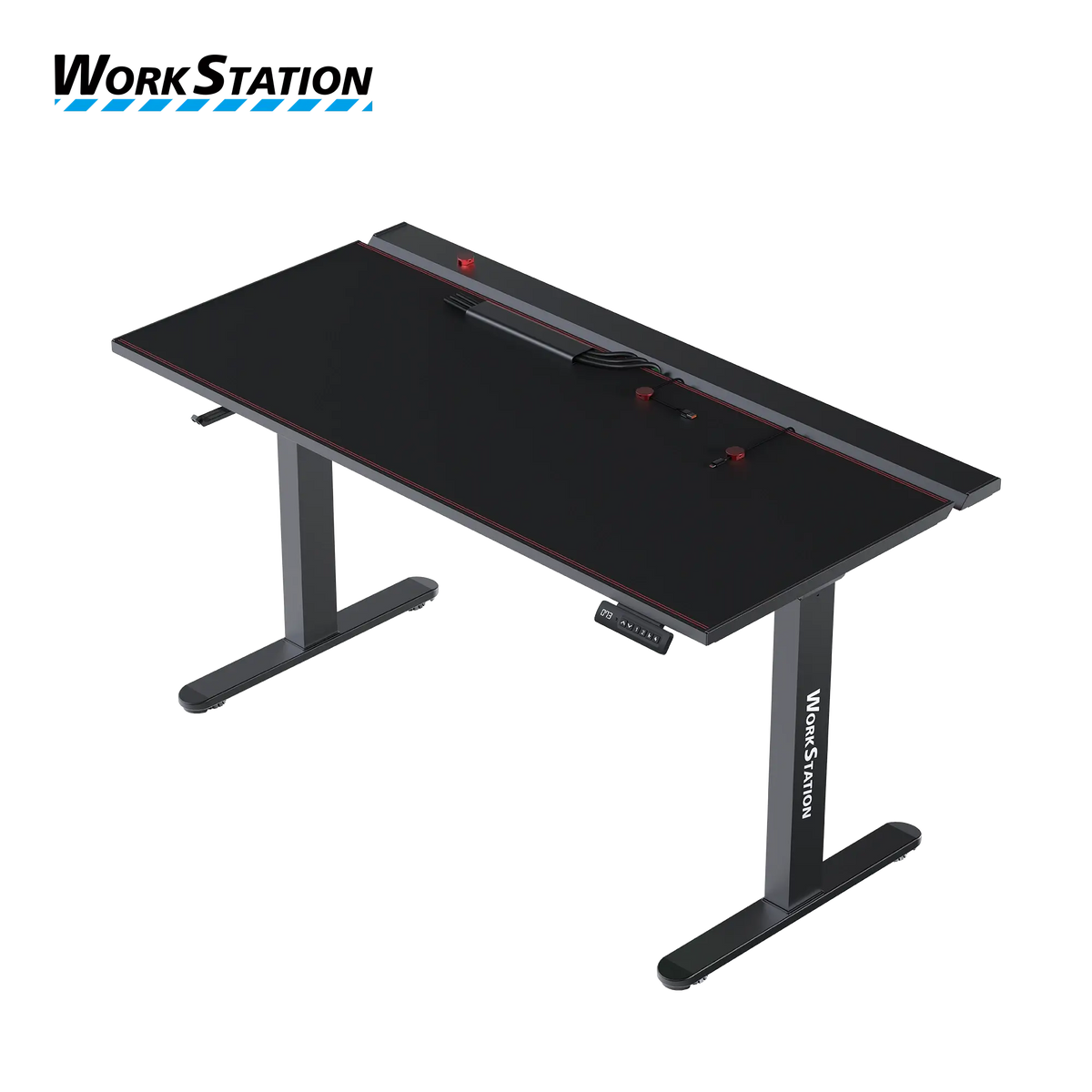 FANTECH DW114 DUBLIN Workstation Dual Motor Adjustable Rising Magnetic Desk - Black