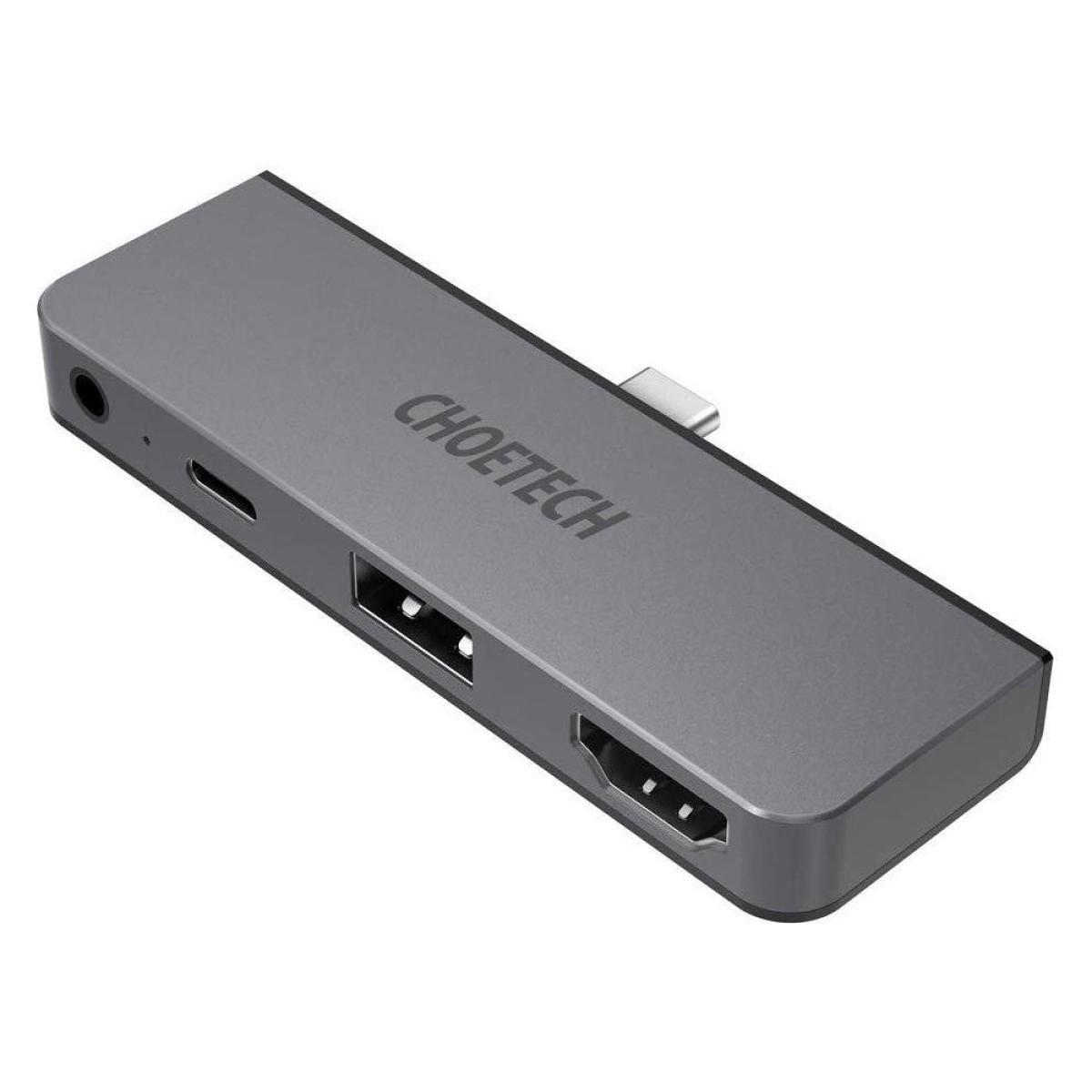 Choetech Hub M13 Usb Type C 4in1 Hub 4k 60hz Hdmi Pd 60w Audio For Ipad Pro - CompuMe