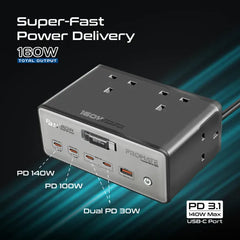 Promate PowerBrix-160W, Charging Station 3250W