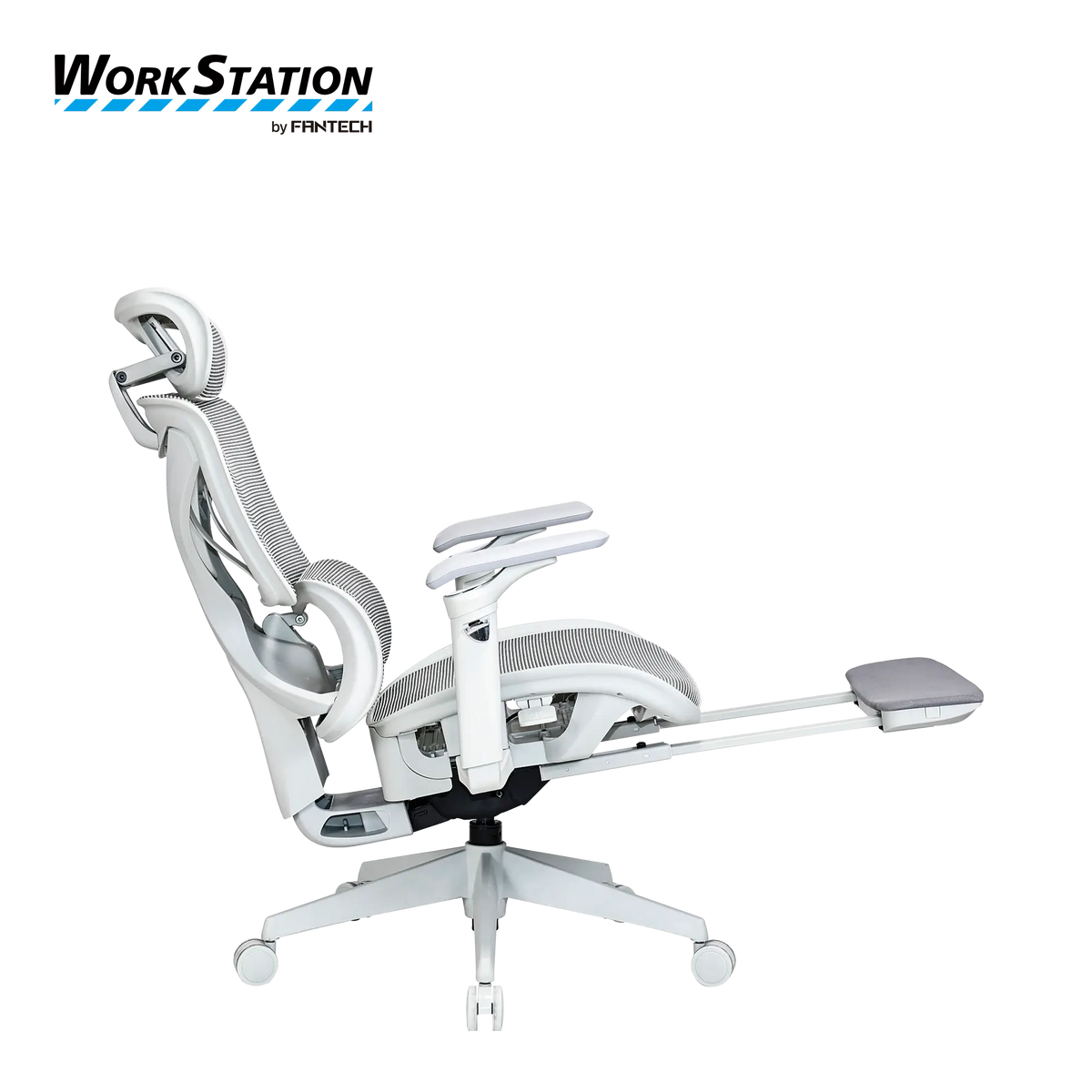 Fantech Workstation CW2 Denver Executive Ergonomic Office Chair White