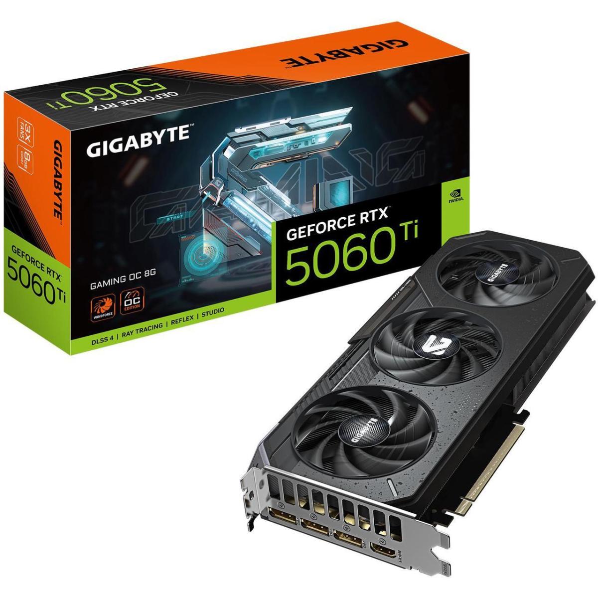 GIGABYTE GeForce RTX 5060 Ti GAMING OC 8GB GDDR7 - Graphics Card | GV-N506TGAMING OC-8GD | - CompuMe