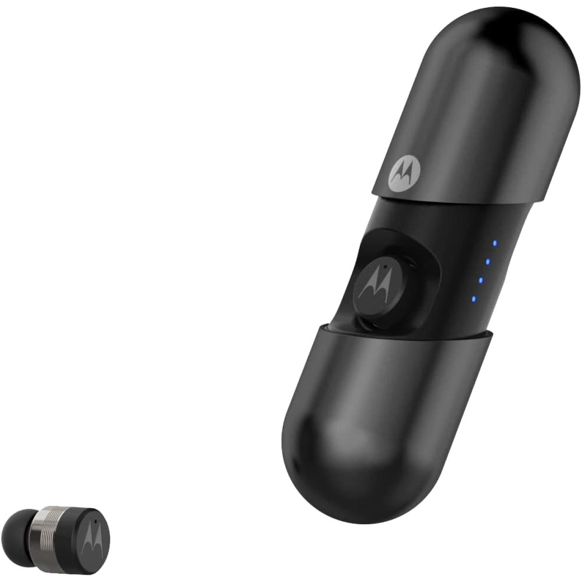 Motorola Vervebuds 400 True Wireless Earbuds With Sleek Innovative Design & Portable Charging Case –black