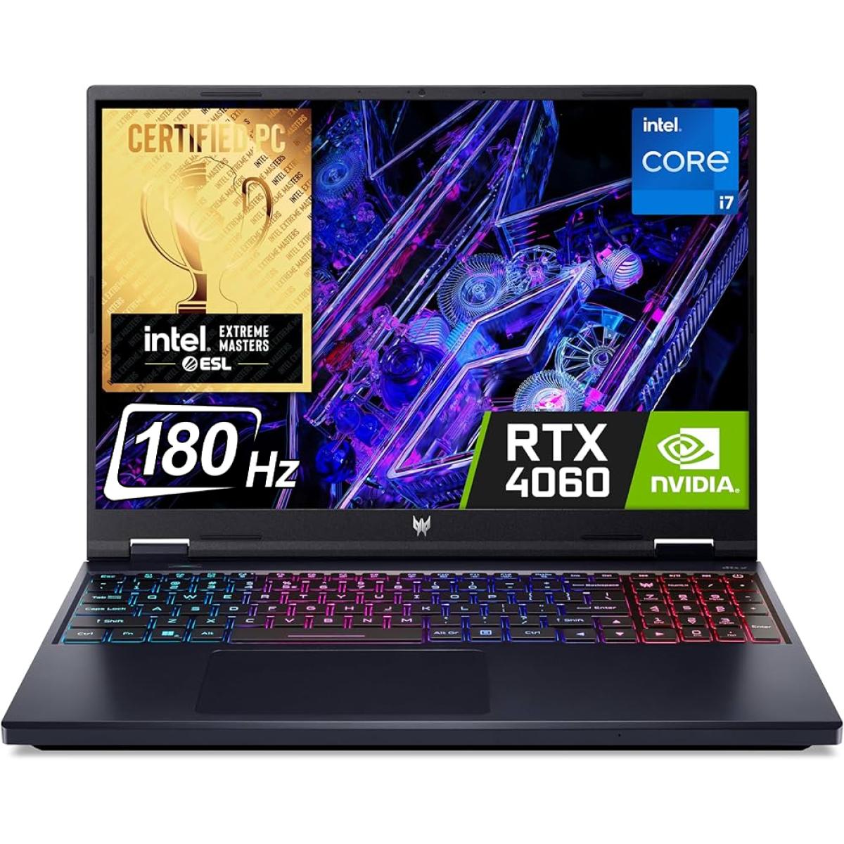 Acer New Predator Helios Neo 16 (2024) 14gen Intel Core I7 14650hx 16 Cores W/ Nvidia Rtx 4060 8gb Ddr6 & Ips 180hz Display (customized) Abyssal Black - CompuMe