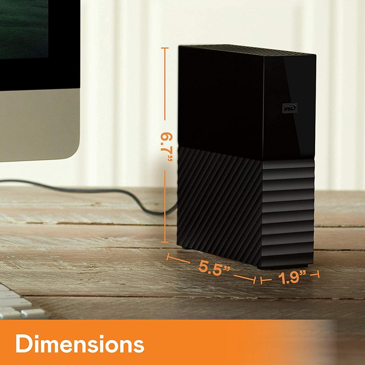 WD USB 3.0 portable external hard drive for data storage