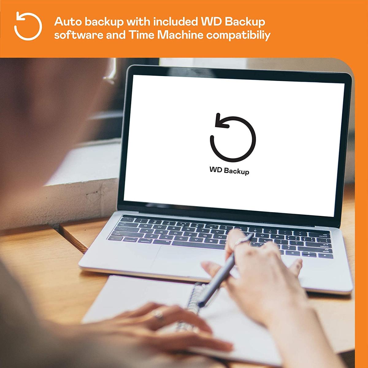 WD USB 3.0 portable external hard drive for data storage