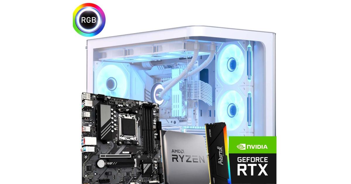 AMD RYZEN 5 9600X // RTX 5070 12GB // (8X2GB) RAM DDR5 - PC Build