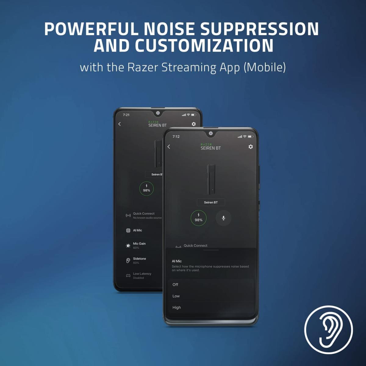 Razer Seiren Bt Bluetooth Microphone For Mobile Streaming (android, Iphone/ios) Clip On Design Wireless Lavalier Lapel Omnidireional Mic Razer Seiren Bt Bluetooth Microphone For Mobile Streaming (android, Iphone/ios) Clip On Design Wireless Lavalier Lapel Omnidireional Mic