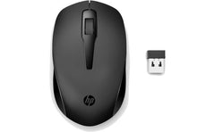 HP 150 Wireless Mouse, 3-Button with Dual Control Scroll Wheel 1600 DPI Optical Sensor with Ergonomic Design for All-Day Comfort for Lefty or Righty Use - Black