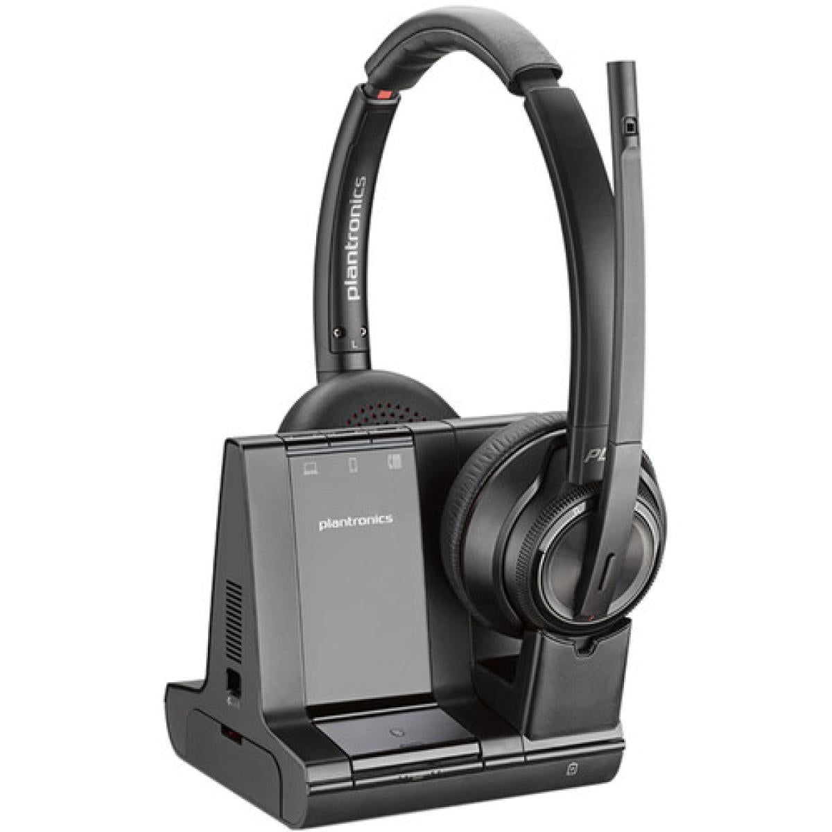 POLY Savi 8220 Binaural Wireless Headset System POLY Savi 8220 Binaural Wireless Headset System