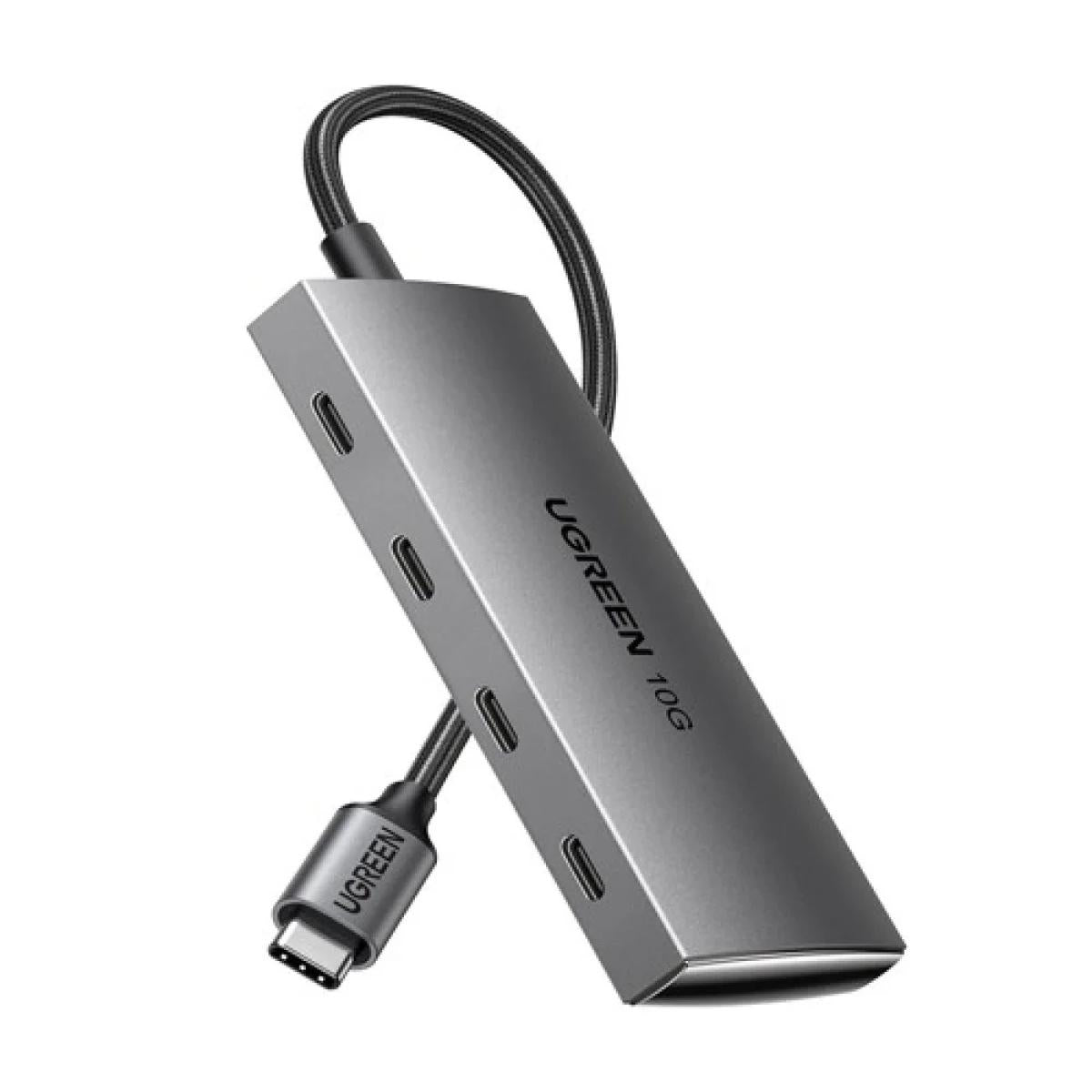 Ugreen 15651 Usb C Hub 10gbps, 4 Ports Usb C 3.2 Hub, High Speed Usb C Multiport Splitter For Macbook Pro, Imac, Ipad Pro, Iphone 15/15 Pro, Galaxy S23, And More