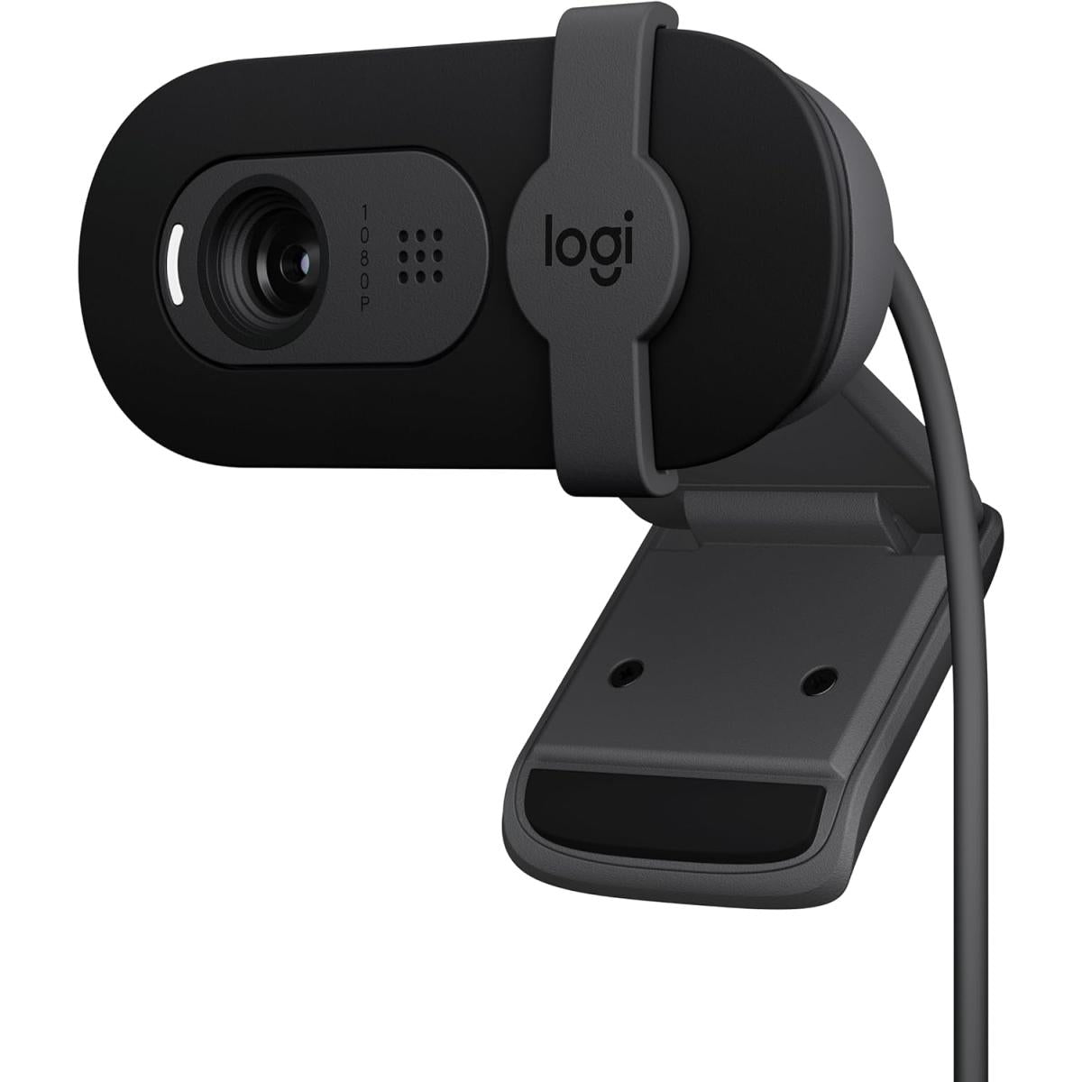 Logitech Brio 100 Full HD 1080p Webcam For Meetings & Works Auto-Light Balance w/ Built-in Mic & Privacy Shutter USB-A - Black Logitech Brio 100 Full HD 1080p Webcam For Meetings & Works Auto-Light Balance w/ Built-in Mic & Privacy Shutter USB-A - Black