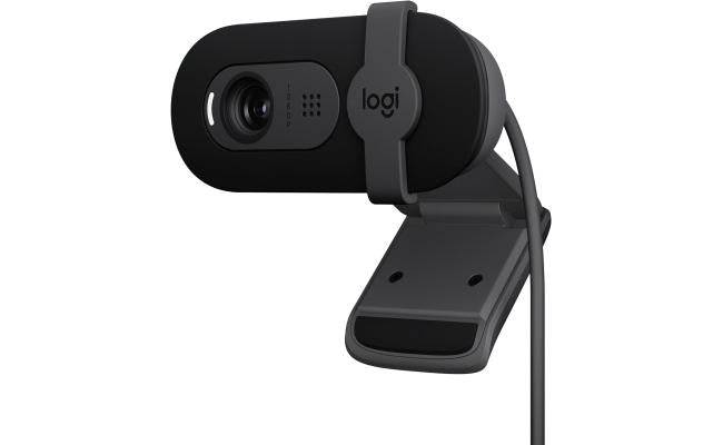 Logitech Brio 100 Full HD 1080p Webcam For Meetings & Works Auto-Light Balance w/ Built-in Mic & Privacy Shutter USB-A - Black Logitech Brio 100 Full HD 1080p Webcam For Meetings & Works Auto-Light Balance w/ Built-in Mic & Privacy Shutter USB-A - Black