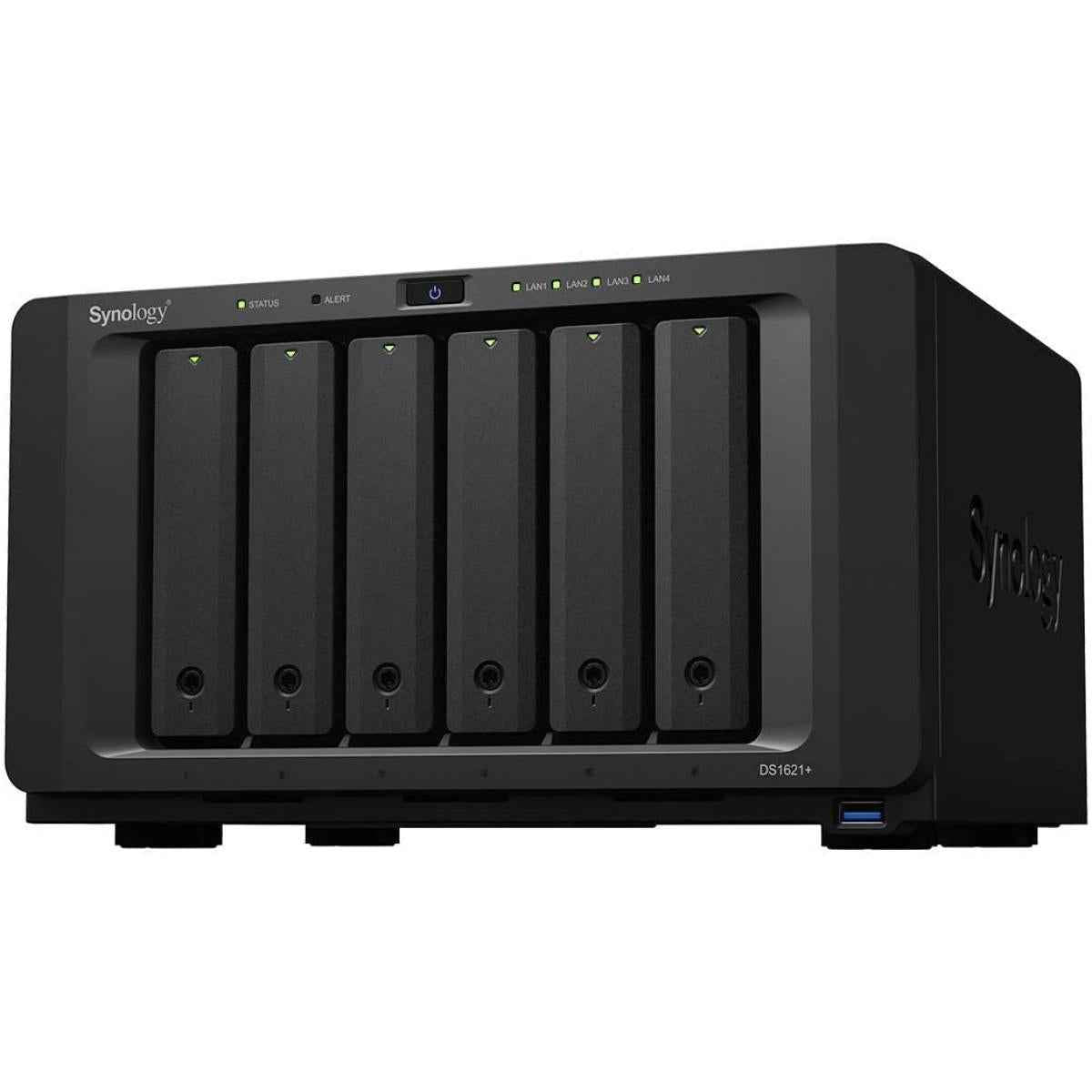 Synology Diskstation Ds1621+ 6 Bay Diskless Nas W/ Amd Ryzentm V1500b 4 Cores & 4gb Ddr4
