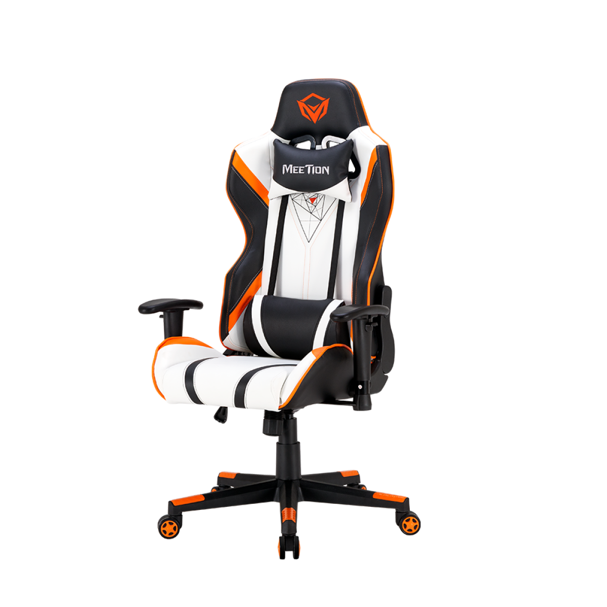 Meetion CHR15 180° Adjustable Black & Orange Backrest E-Sport Gaming Chair