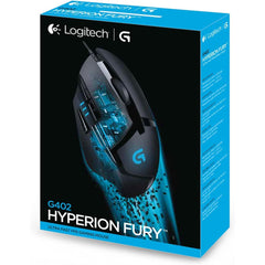 Logitech G402 Hyperion Fury Wired 4,000 Dpi Lightweight 8 Programmable Buttons Dpi Switch Button For Pc/mac Black - CompuMe